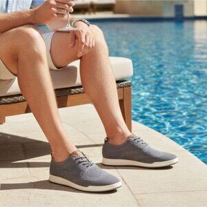 Izod 8 Knit Oxford Sneaker Men Breeze Casual Breathable Shoes Athleisure Golf